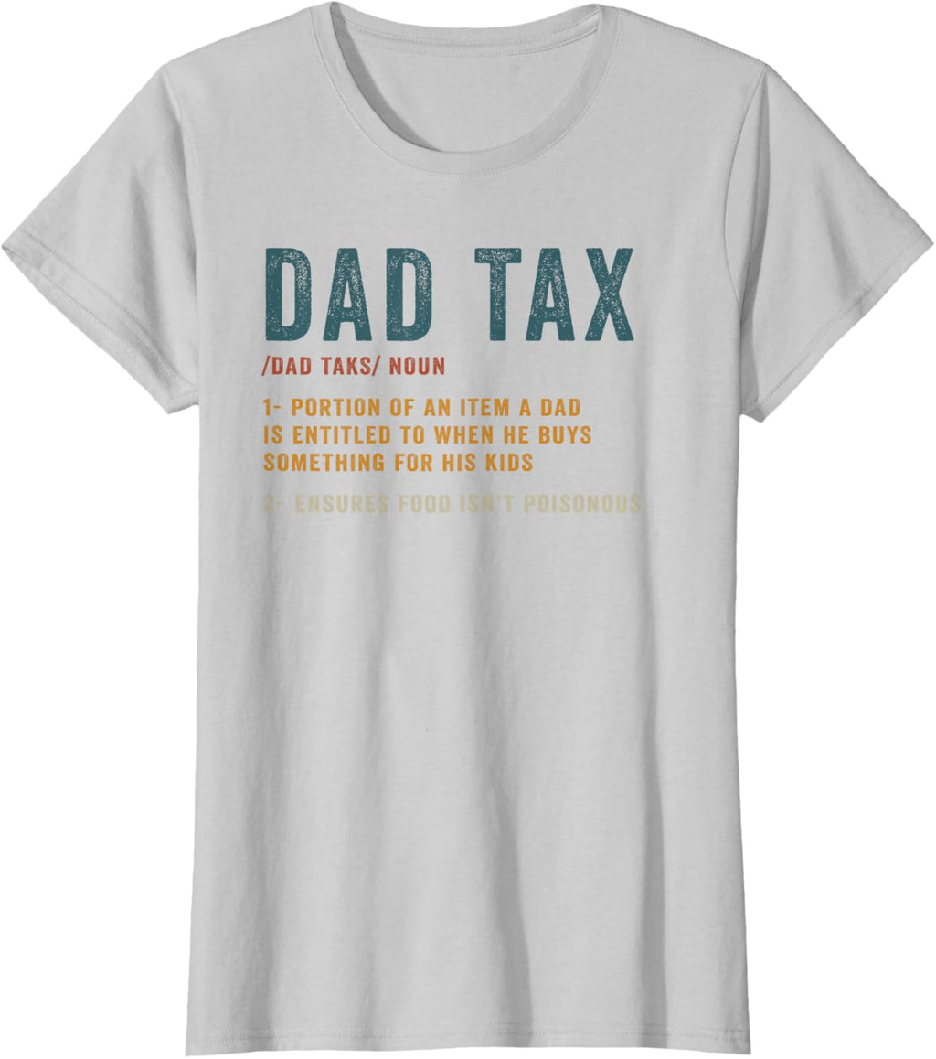 Vintage Dad Tax Definition Men Funny Father's Day