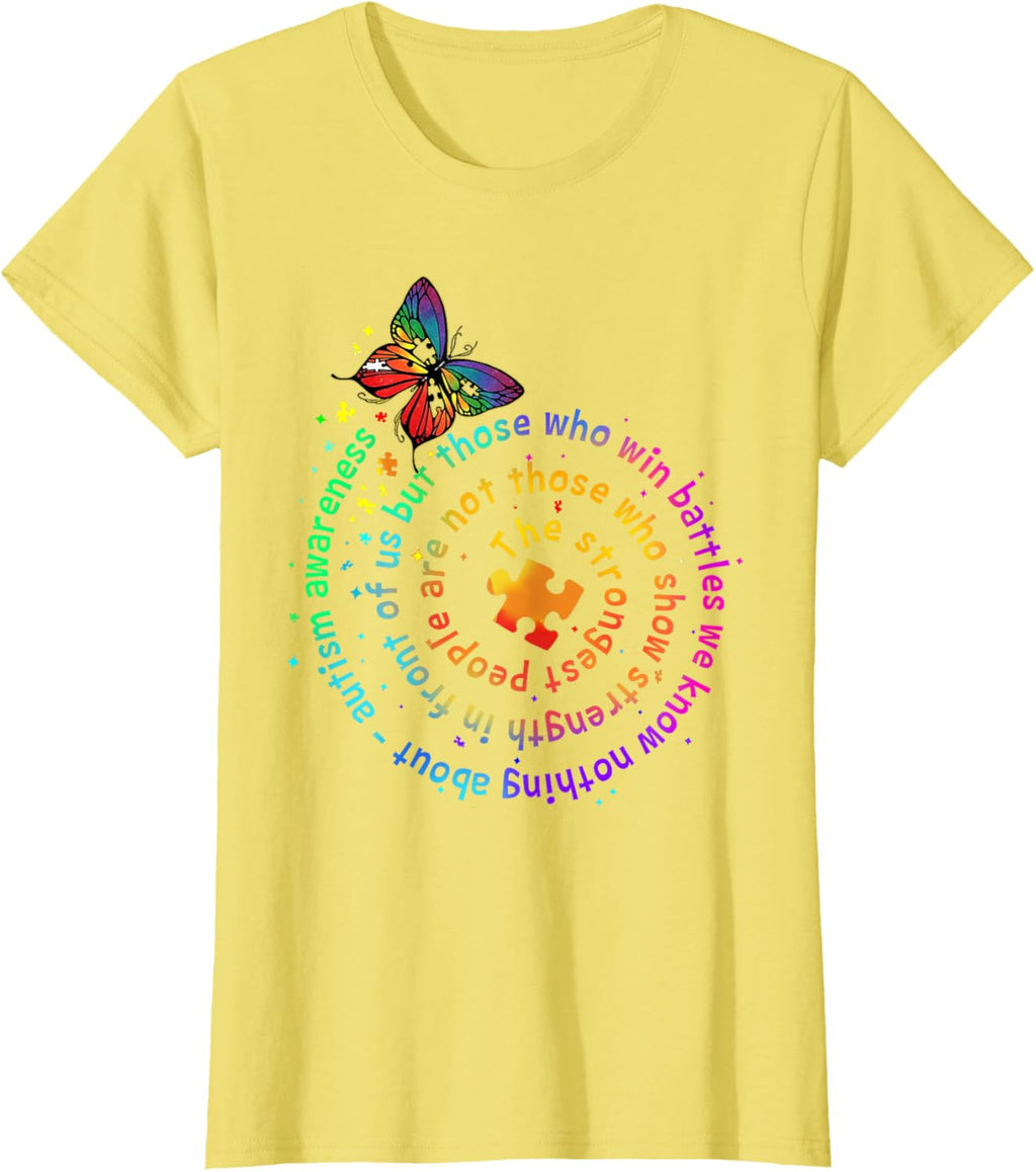 The Strongest People Butterfly Autism Awareness