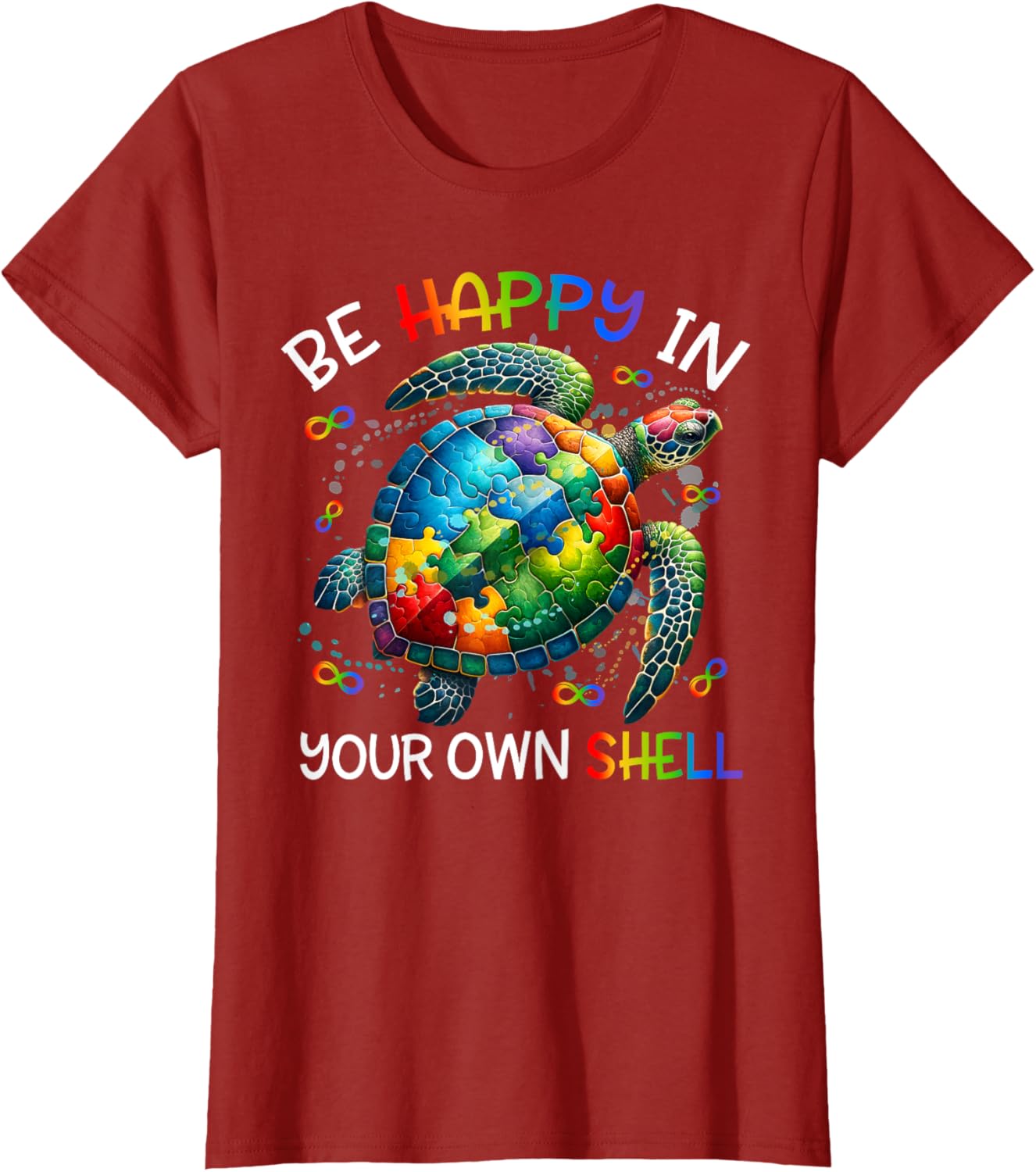 Puzzle Turtle Be Happy In Your Own Shell Autism Awareness