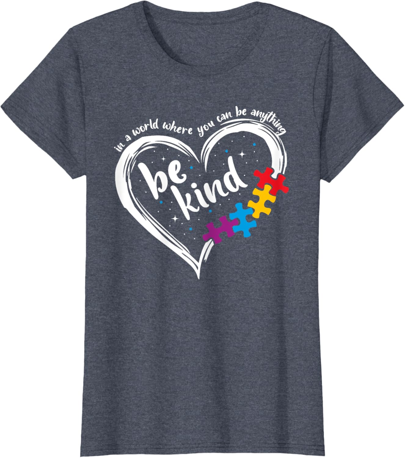 Autism Be Kind Women Blue Be Kind Autism Awareness
