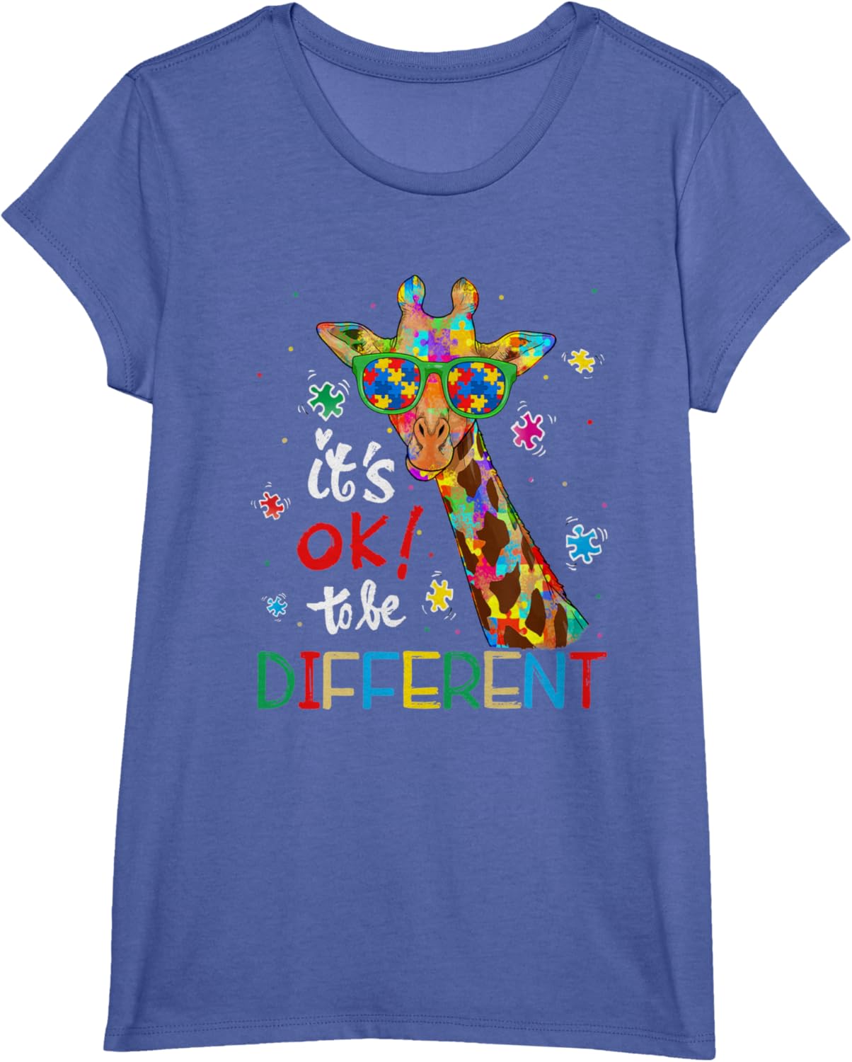 Autism Awareness Acceptance Women Kid Its Ok To Be Different