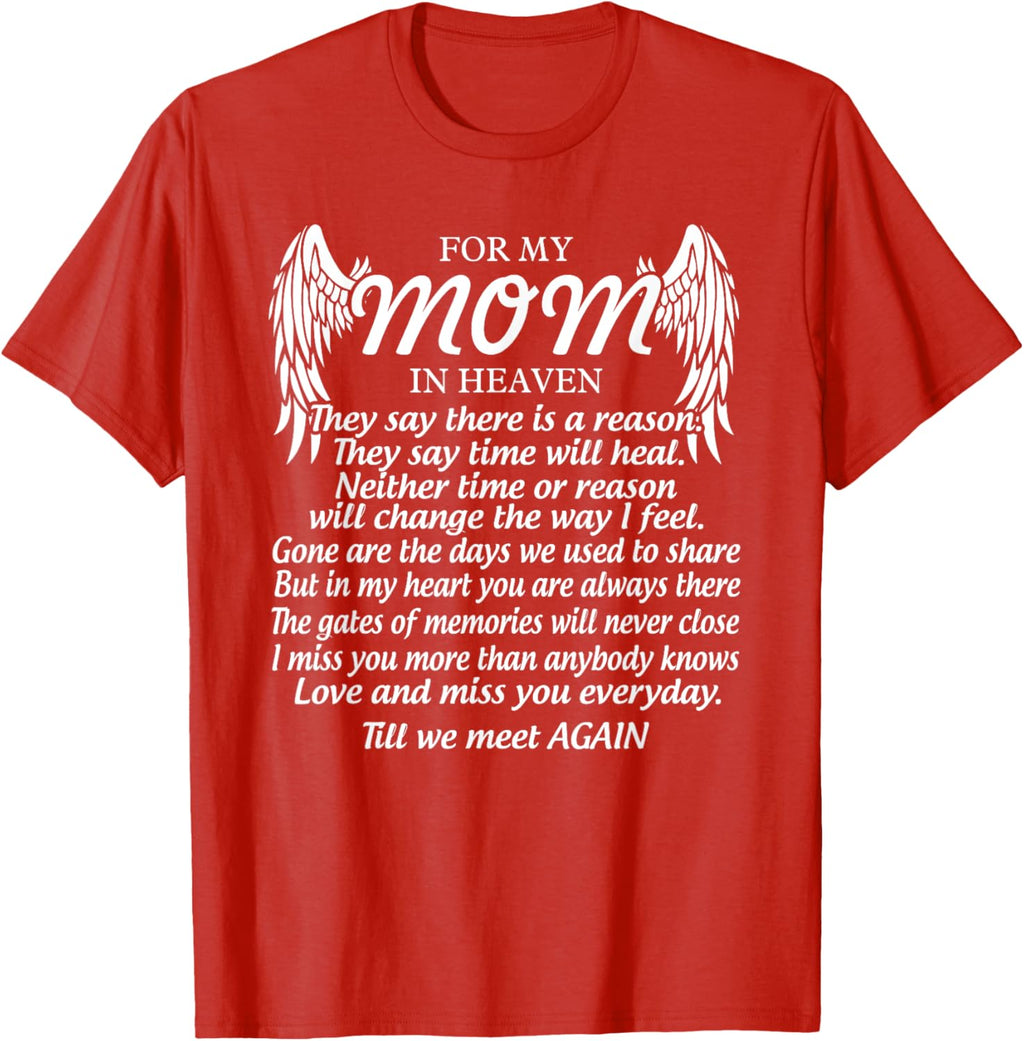 For My Mom In Heaven Love My Mom So Much Missing Mother Day